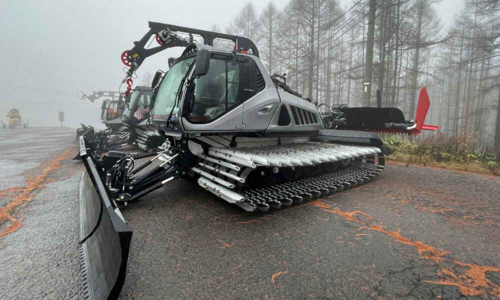 環境に配慮した圧雪車両の利用